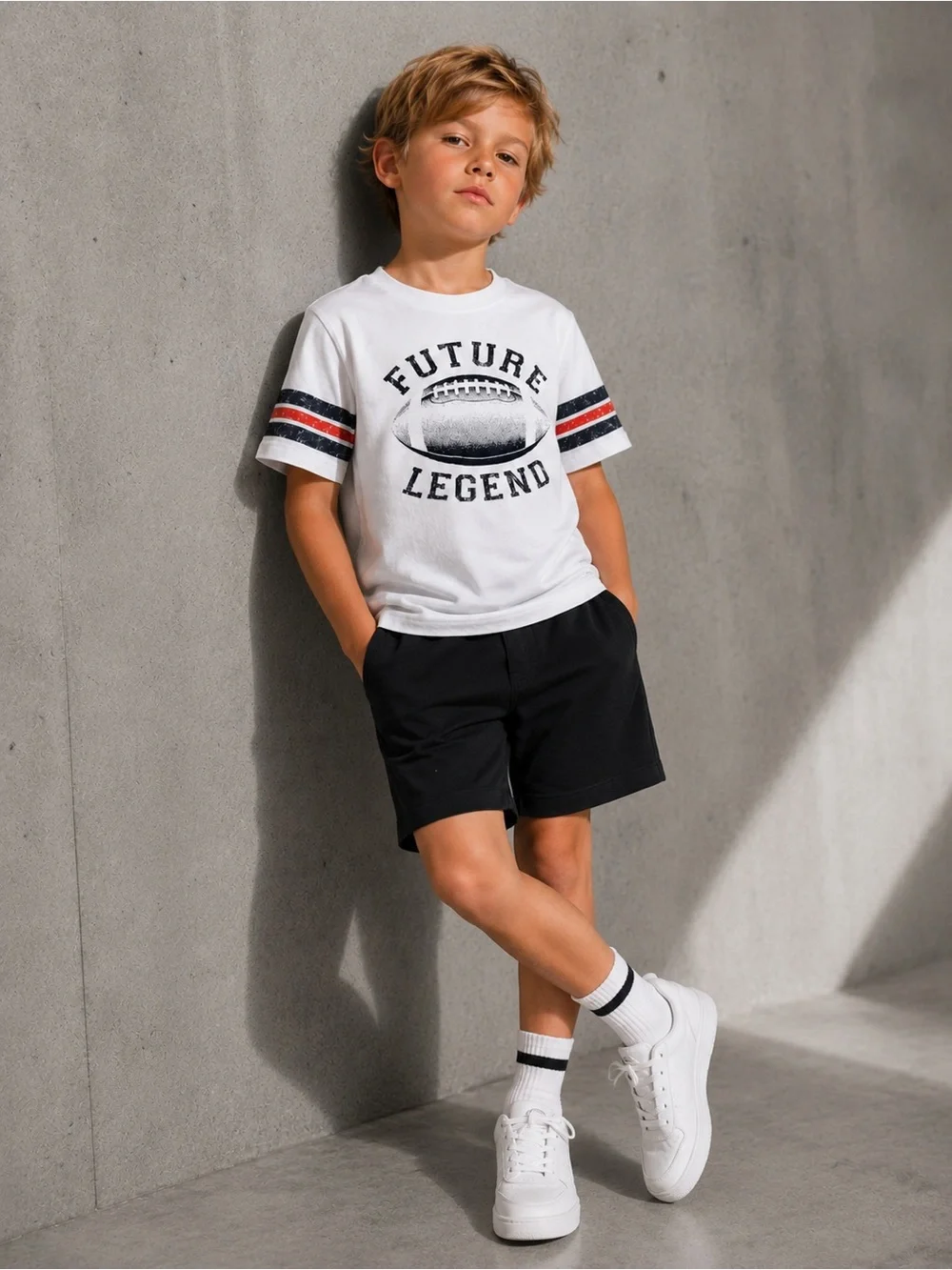 Carter’s Future Legend Football Graphic Tee White Size 8